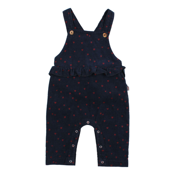 Buho BB Mini Cuore Dungaree Navy