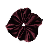 Knot Hairbands Velveteen Scrunchie // Burgundy