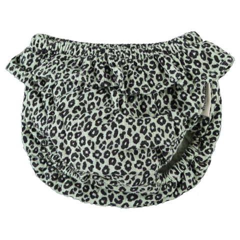 Piupiuchick Baby Shorties | Mint Green W/ Animal Print