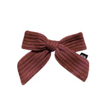 Knot Hairbands Sweater Clip // Burgundy