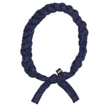 Knot Hairbands Woolen Braid Band // Navy