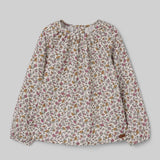 Popelin top mauve floral raglan sleeve || 16.3