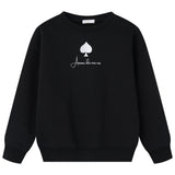 Coco Blanc Crew Sweatshirt Black