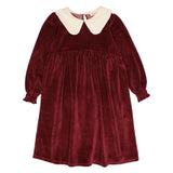 Buho Velvet Dress Pomegranate