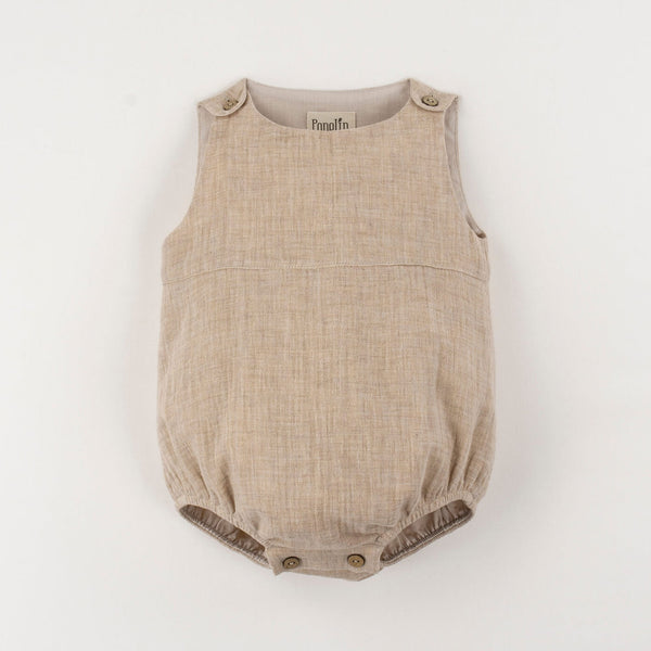 Popelin Sand Baby Romper Suit