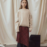 Unlabel Arrict Skirt Maroon