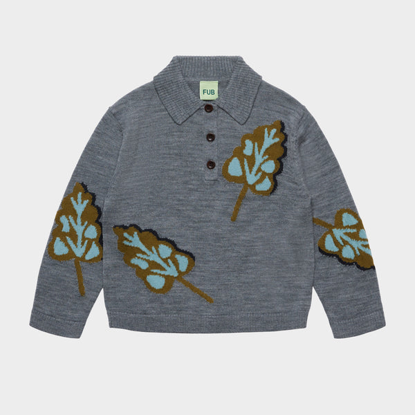 FUB Jaquard Polo Steel