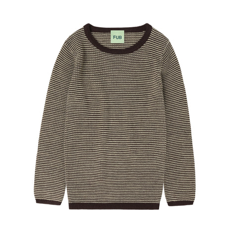 Fub Rib Blouse Mocca/Wheat