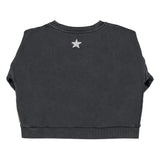 Piupiuchick Sweatshirt Faded Black Jimi Hendrix Print