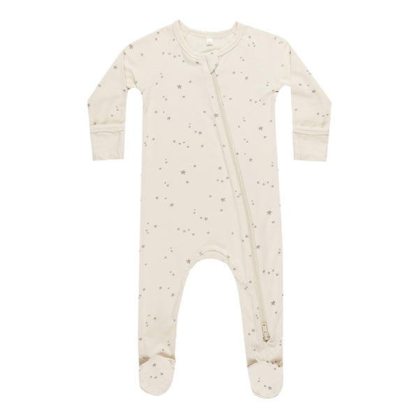 QUINCY MAE BAMBOO ZIP FOOTIE || TWINKLE