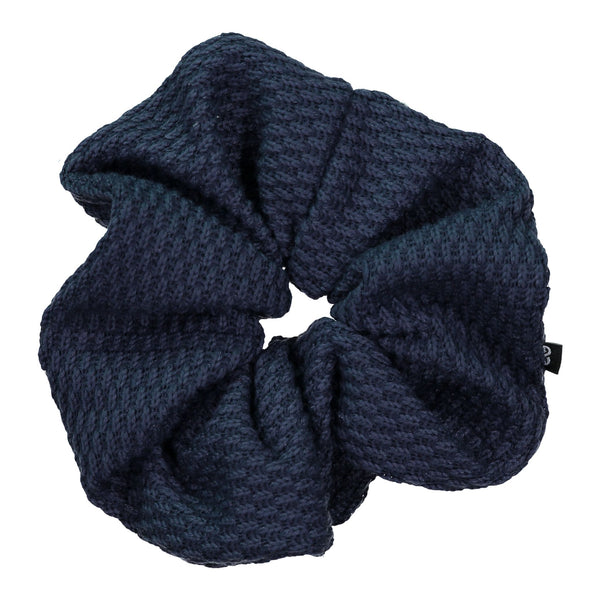 Knot Hairbands Knitted Scrunchie // Navy