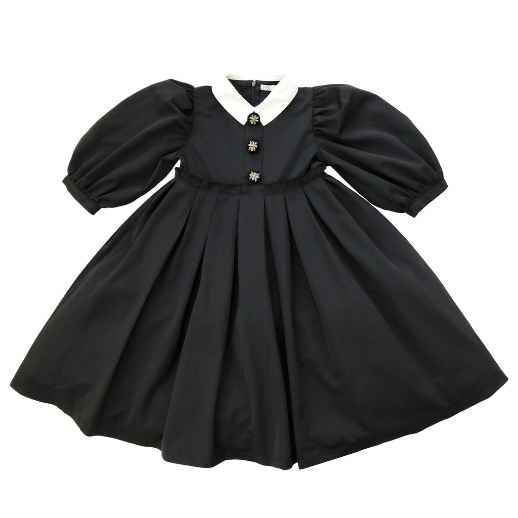 black taffeta dress Coco Blanc Taffeta Dress Black – BABY ELAINE
