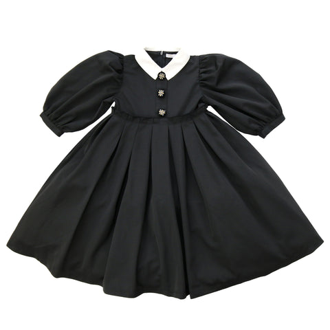 Coco Blanc Taffeta Dress Black