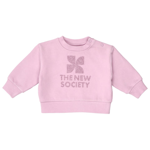 The New Society Ontario Baby Sweater Iris Lilac