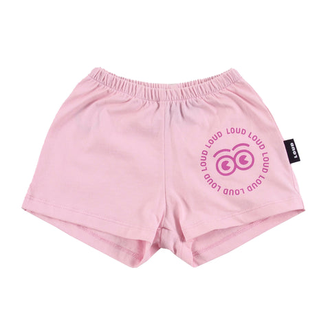 Loud Apparel Hotel Shorts Soft Pink/Rose Print