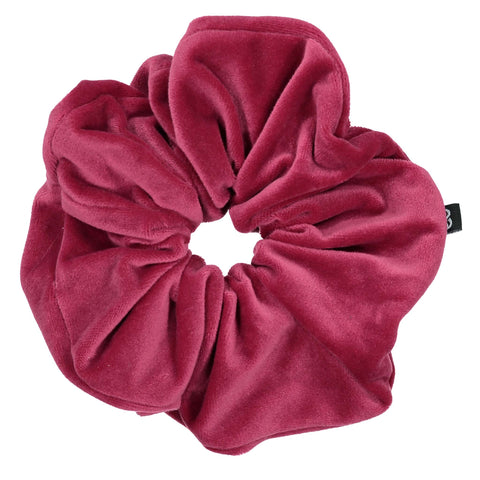 Knot Hairbands Felted Velvet Scrunchie // Berry