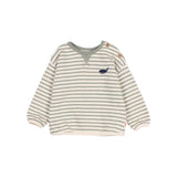 Buho BB Soft Stripes Sweatshirt Eucalyptus