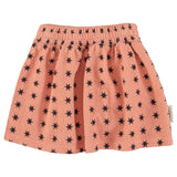 Piupiuchick Knee Lenght Skirt Pink Black Stars