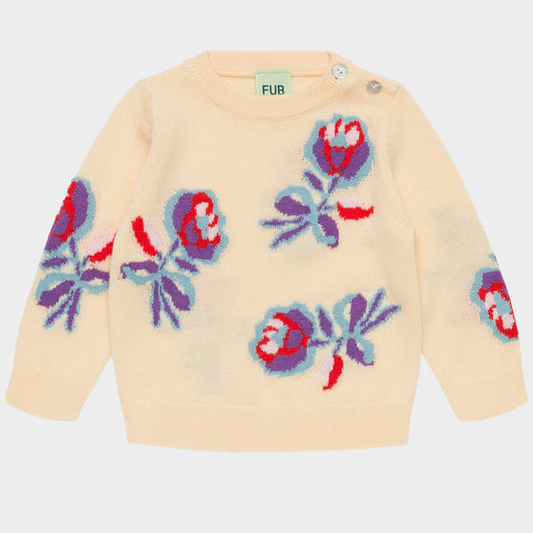 FUB Baby Jaquard Crew Creme