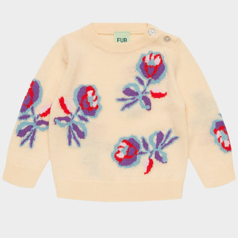 FUB Baby Jaquard Crew Creme