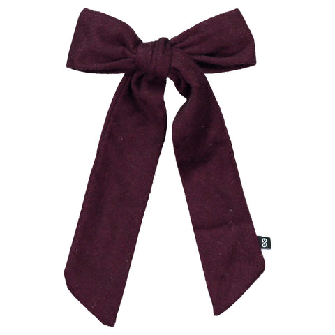 Knot Hairbands Woolly Bow Clip // Mulberry