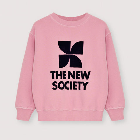 The New Society TNS Logo Sweatshirt Dream Blush
