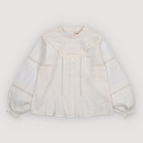 The New Society Blanca Blouse Moonlight White