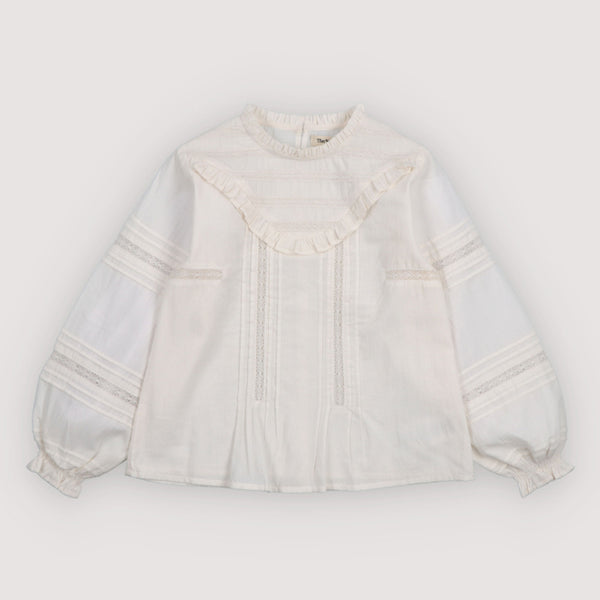 The New Society Blanca Blouse Moonlight White