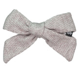 Knot Hairbands Metallic Bow Clip // Smoke