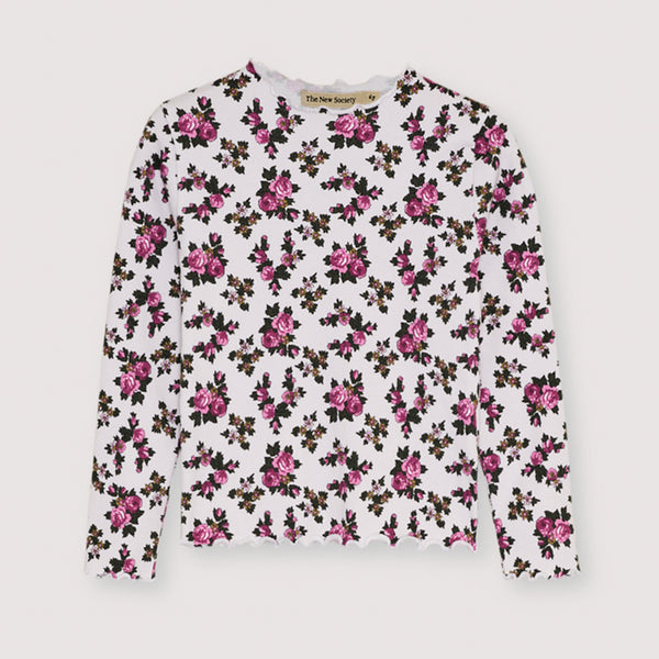 The New Society TNS Rib Tee Elyse Print