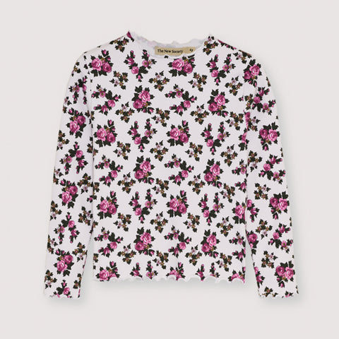 The New Society TNS Rib Tee Elyse Print