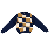 Bebe Organic Silas Sweater Patchwork Knit