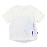 Loud Apparel Cocco T-Shirt Loose Fit Gardenia/Check Neon