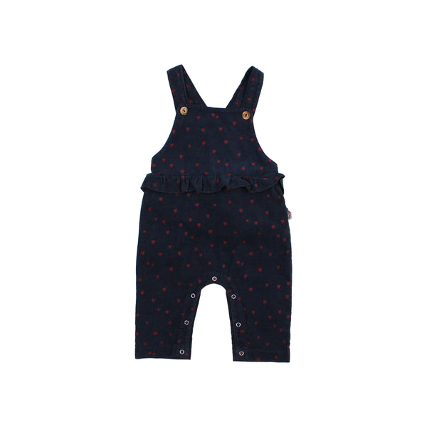 Buho BB Mini Cuore Dungaree Navy