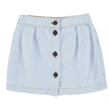 Piupiuchick Short Skirt | Light Blue Soft Denim
