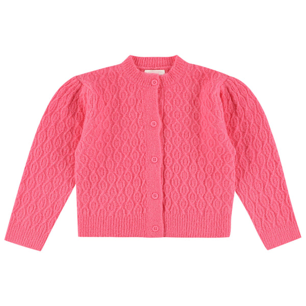 Morley Yngrid Girls Cardigan Lipstick