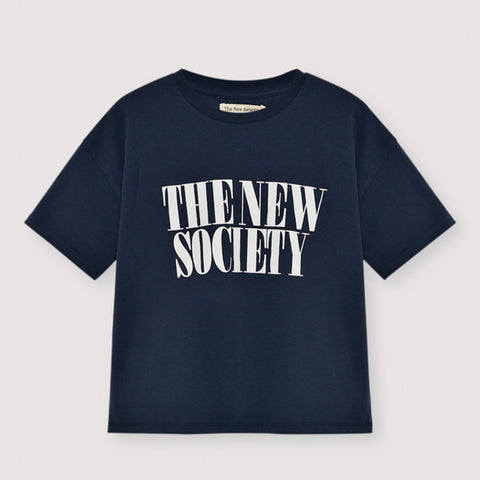 The New Society Mica T-shirt Infinite Navy