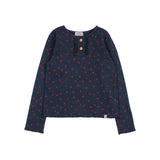 Buho Mini Cuore T-Shirt Navy