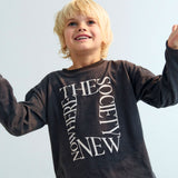 The New Society Oscar T-Shirt Eclipse Noir