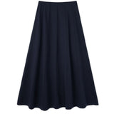Coco Blanc Paneled Skirt Navy Jersey
