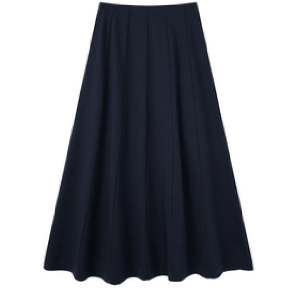 Coco Blanc Paneled Skirt Navy Jersey