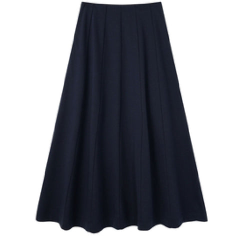 Coco Blanc Paneled Skirt Navy Jersey