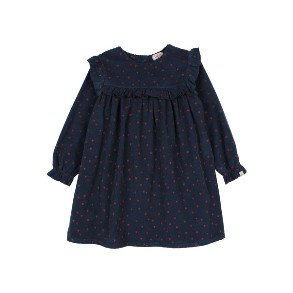 Buho Mini Cuore Dress Navy