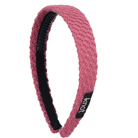 Knot Hairbands Knitted Headband // Berry