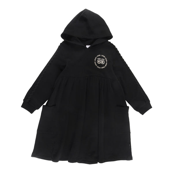 Loud Apparel Roof Dress Hood Black