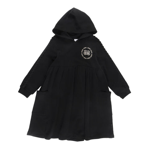 Loud Apparel Roof Dress Hood Black