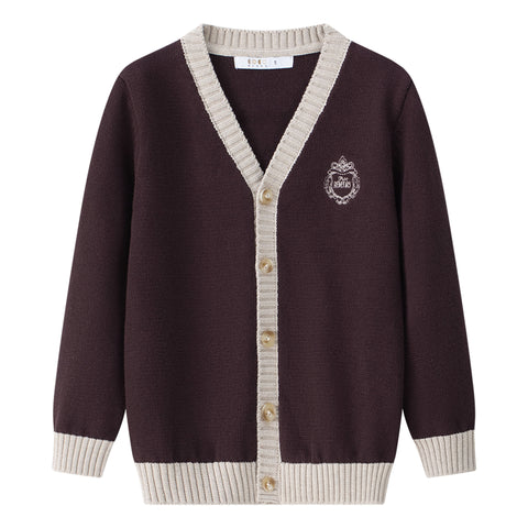 Coco Blanc Cardigan Burgundy