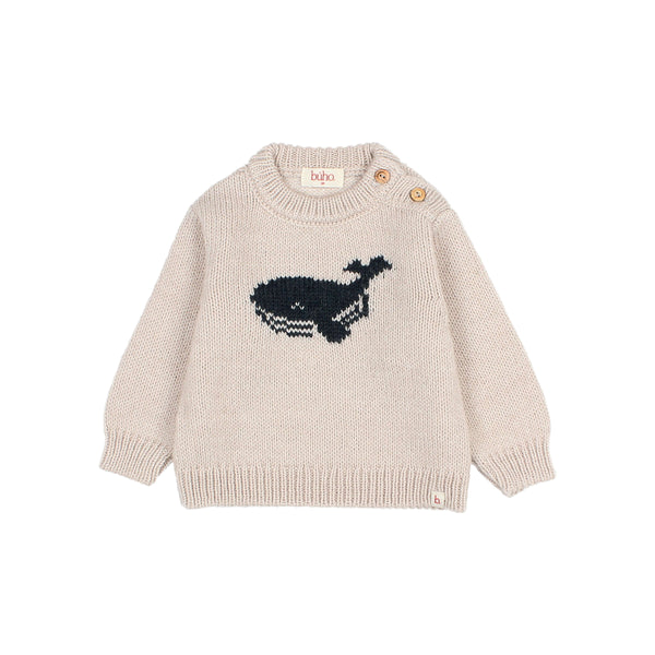 Buho BB Whale Jumper Natural