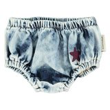 Piupiuchick Baby Shorties Washed Blue Denim