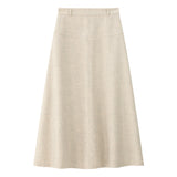 Coco Blanc Chevron Skirt Cream